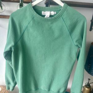 H&M Men’s Green Crewneck Sweatshirt XS | Minimalist Pre-Owned Pullover 🍀
